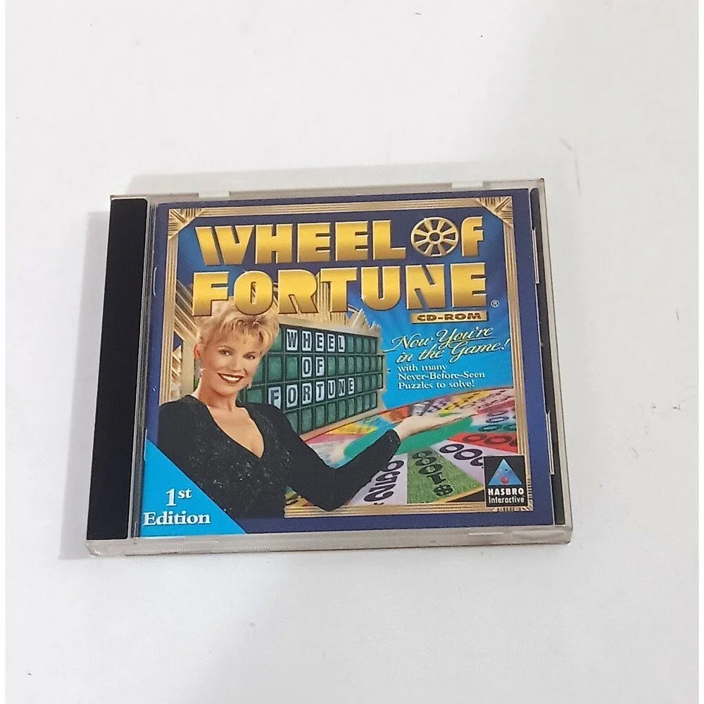 Wheel of Fortune PC CD-ROM Game 1998 Hasbro Interactive Win 95/98